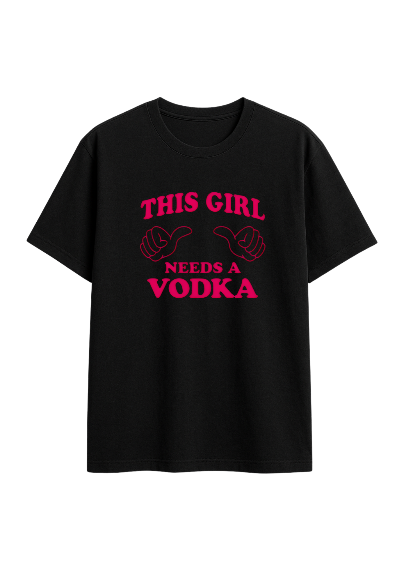 this girl needs v0dka regular fit tee