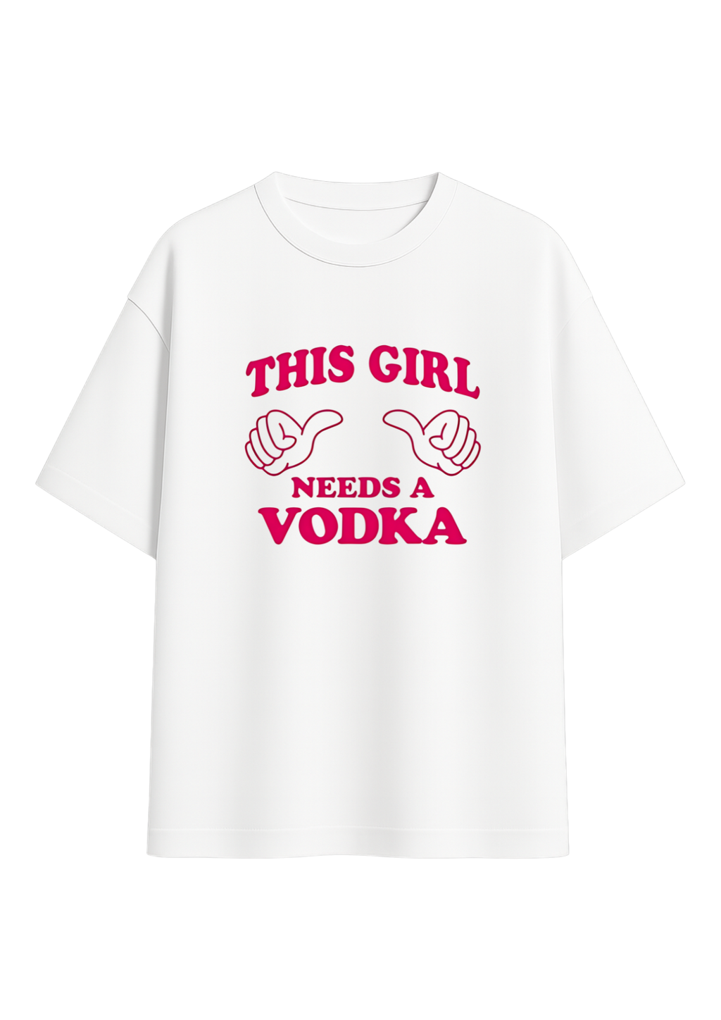this girl needs v0dka tee