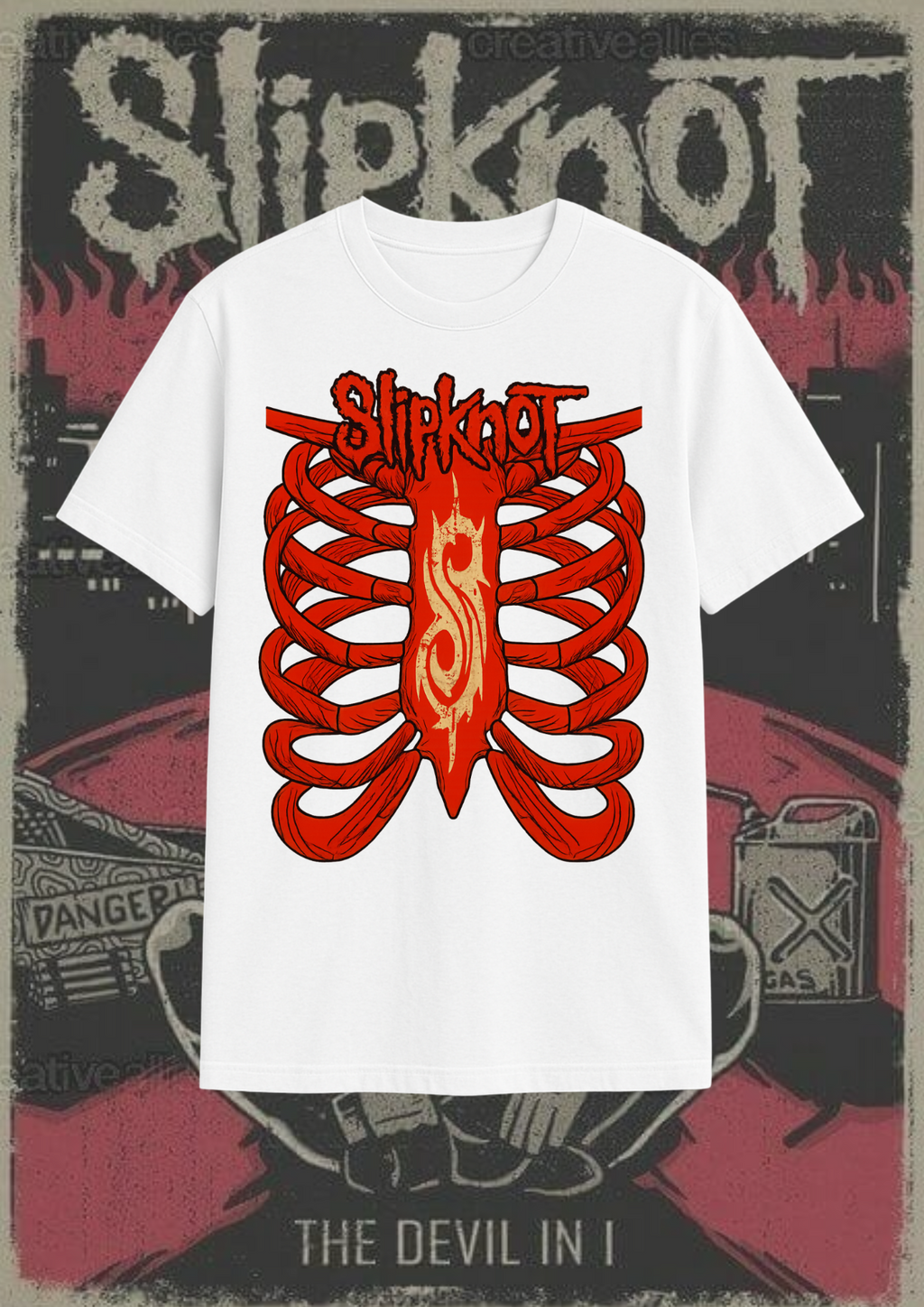slipknot regular fit tee