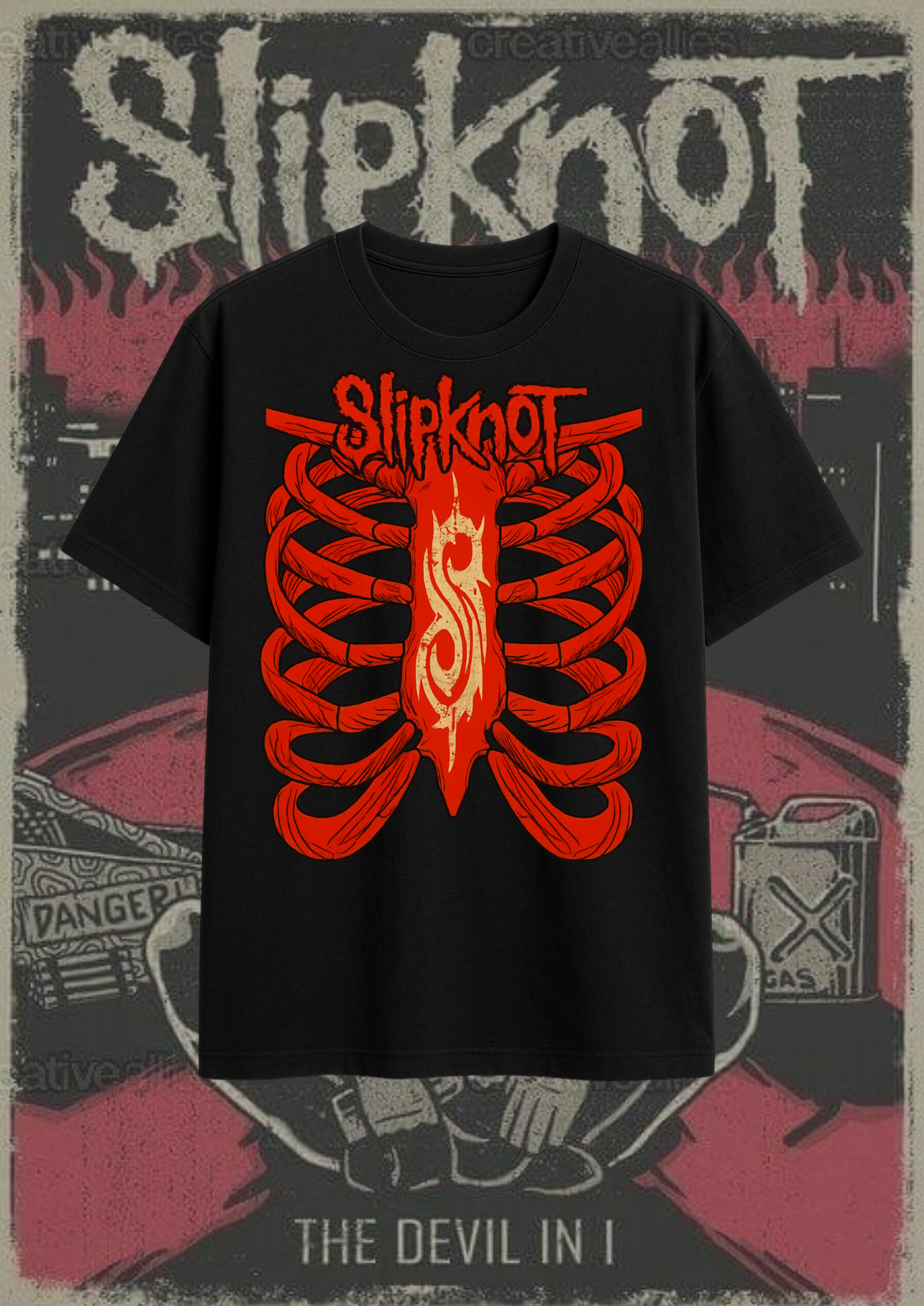slipknot regular fit tee