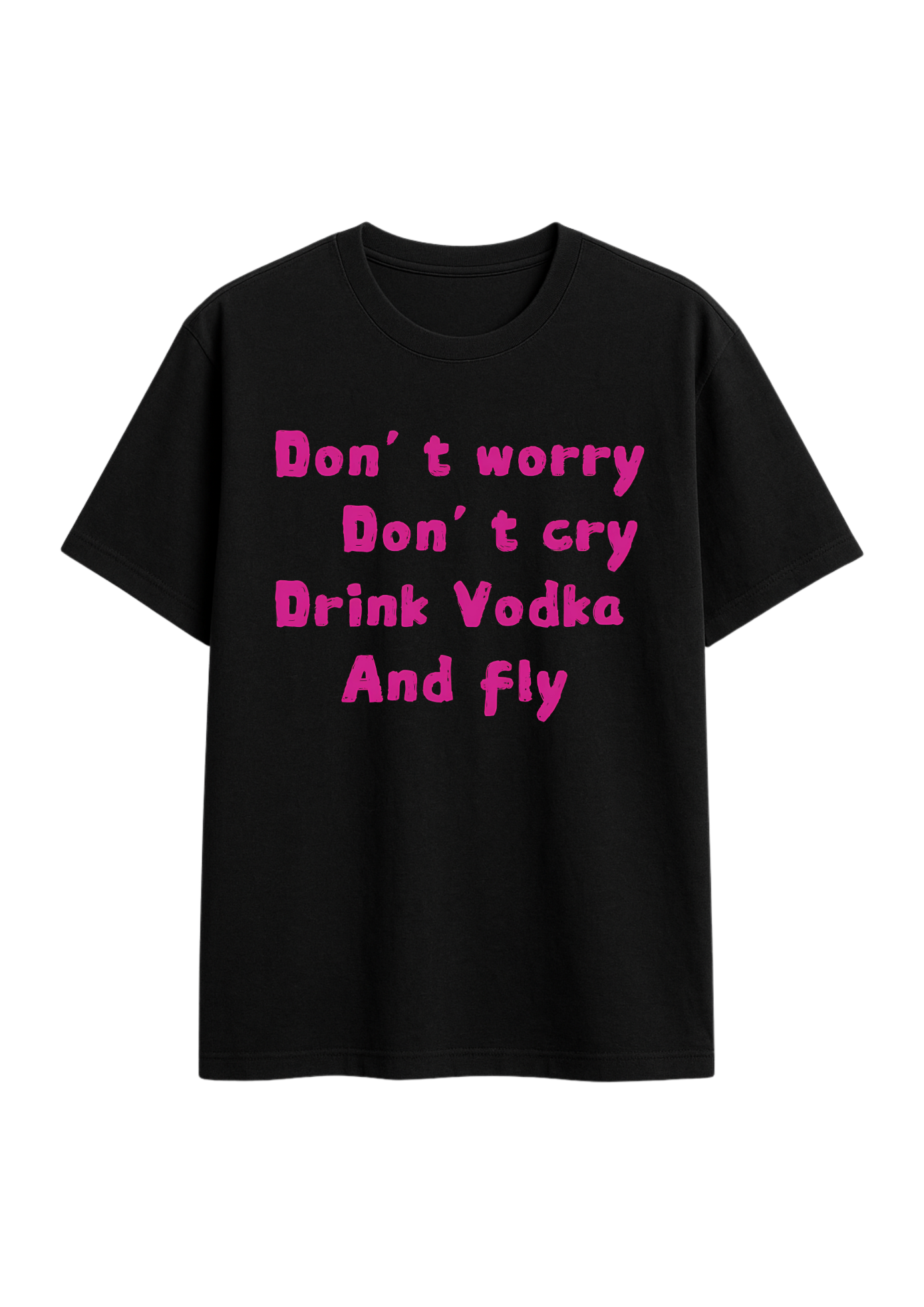 drink v0dka and fly regular fit tee