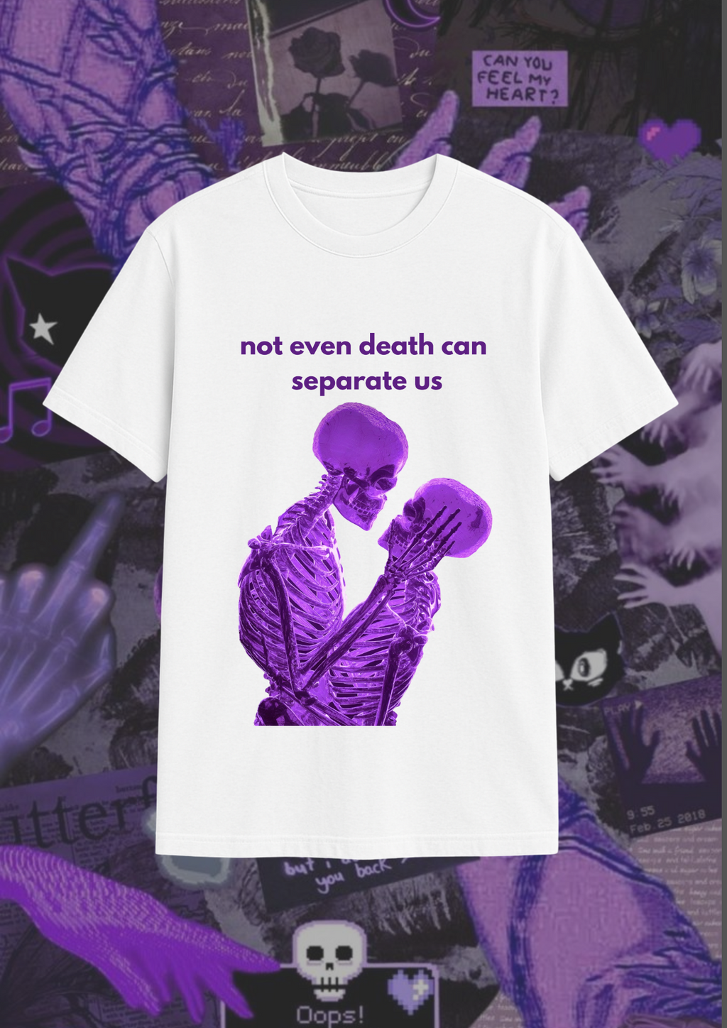not even death can seperate us regular fit tee