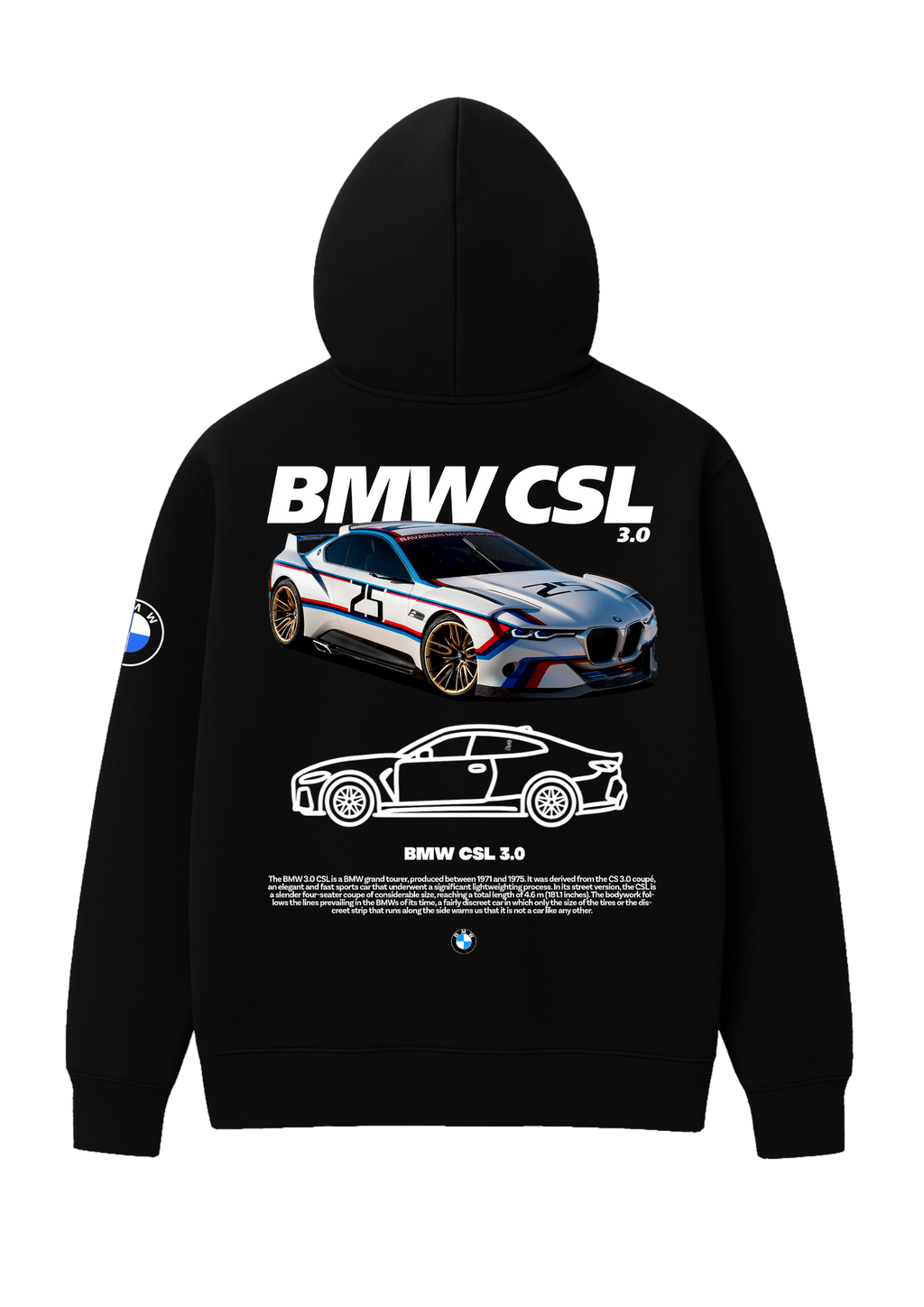 bmw csl hoddie
