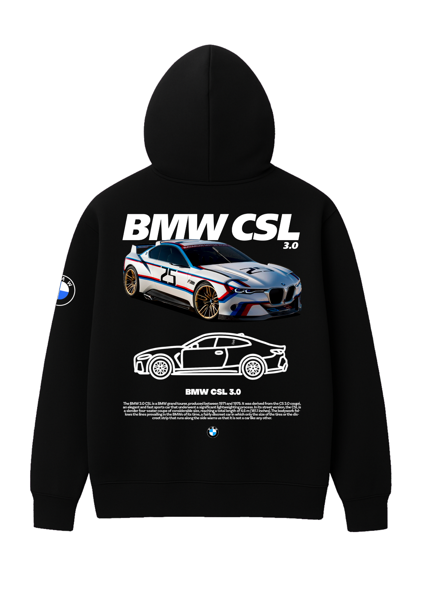 bmw csl hoddie