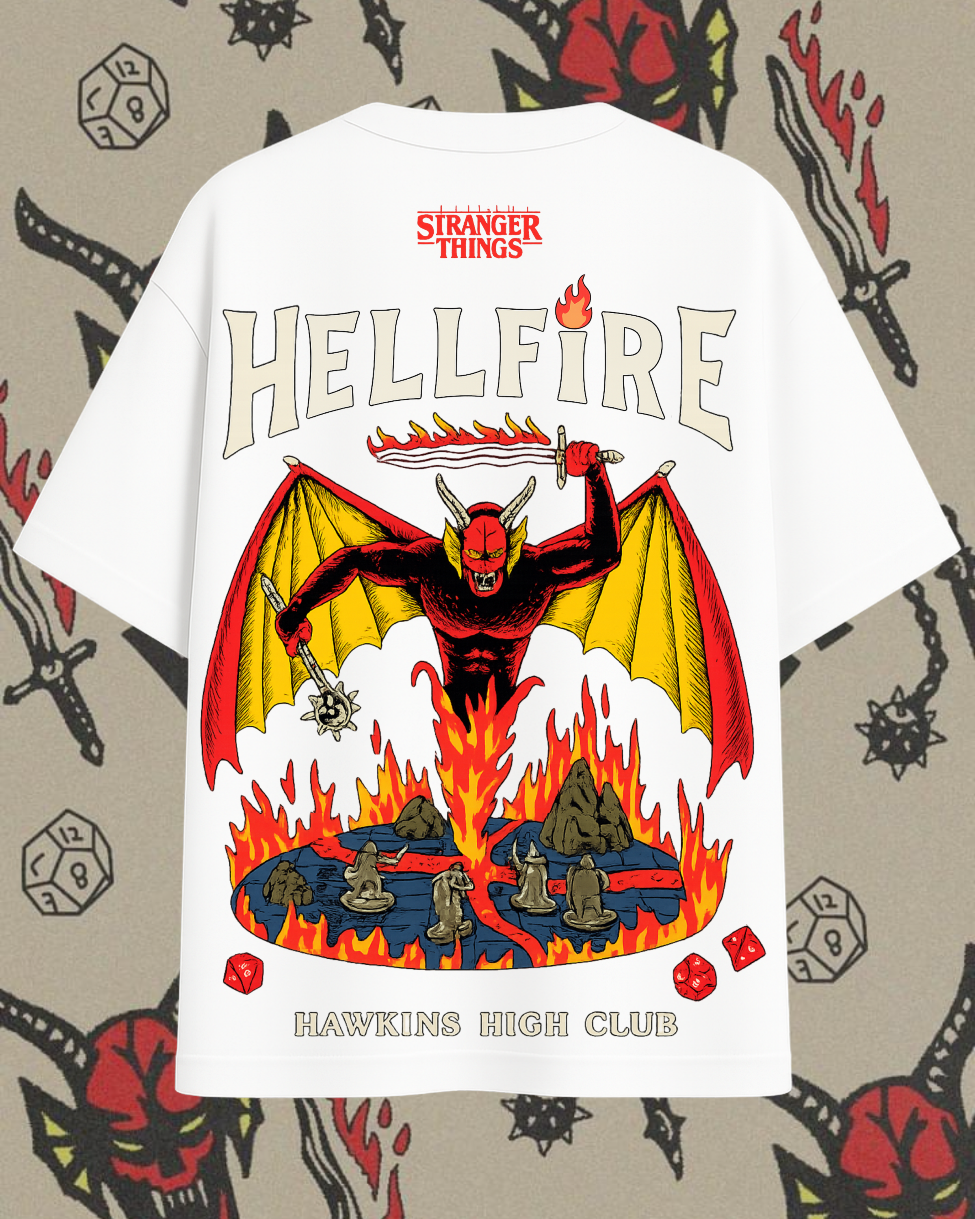 Hellfire Premium Unisex Oversized Tee