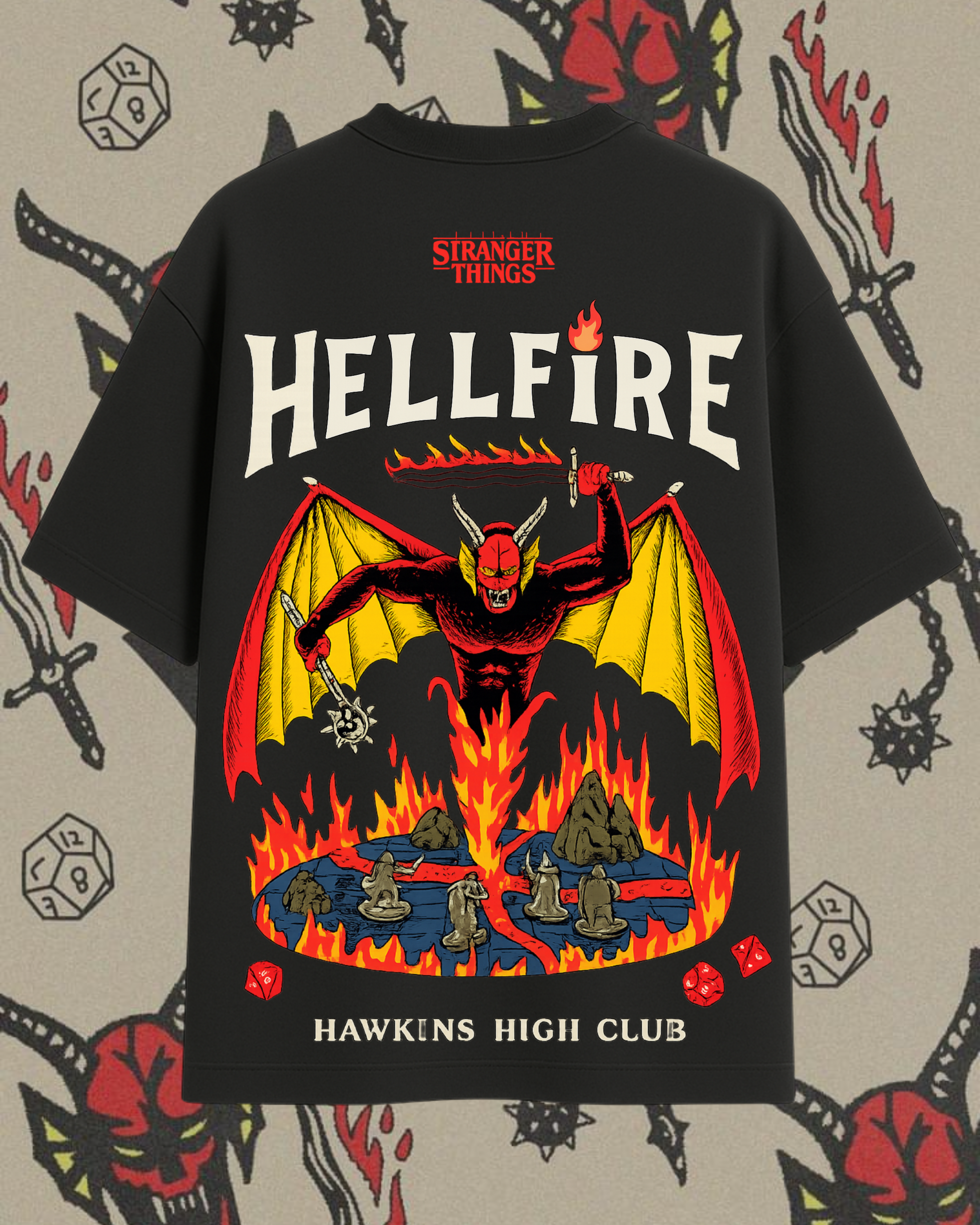 Hellfire Premium Unisex Oversized Tee