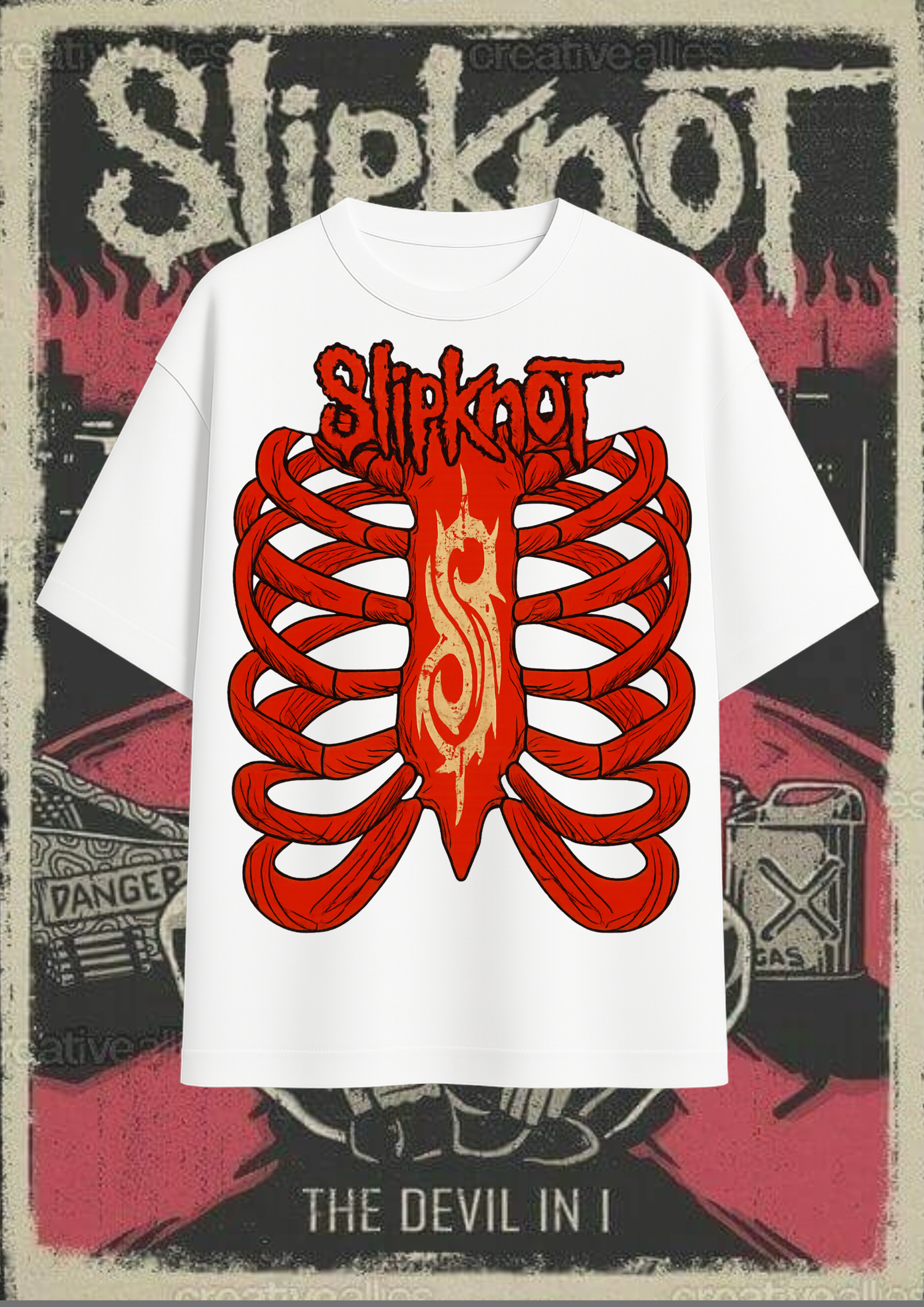 SlipKnot premium unisex oversized tee