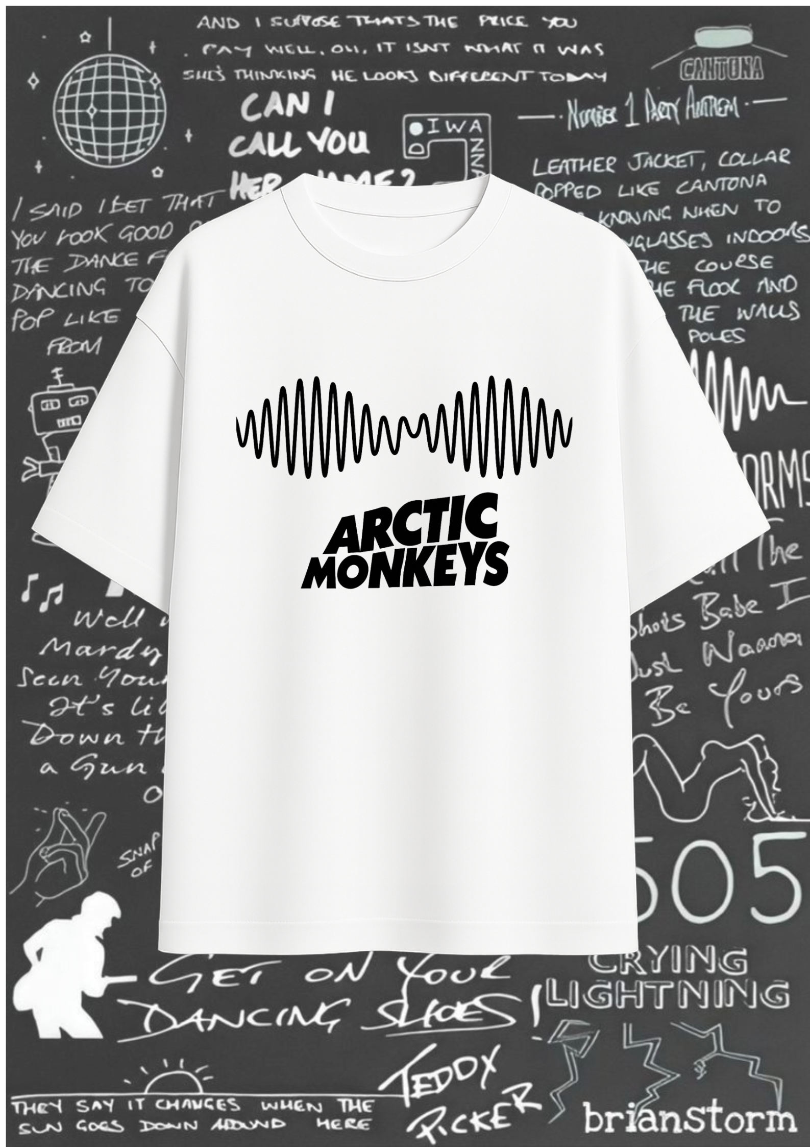Arctic Monkeys premium unisex oversized tee