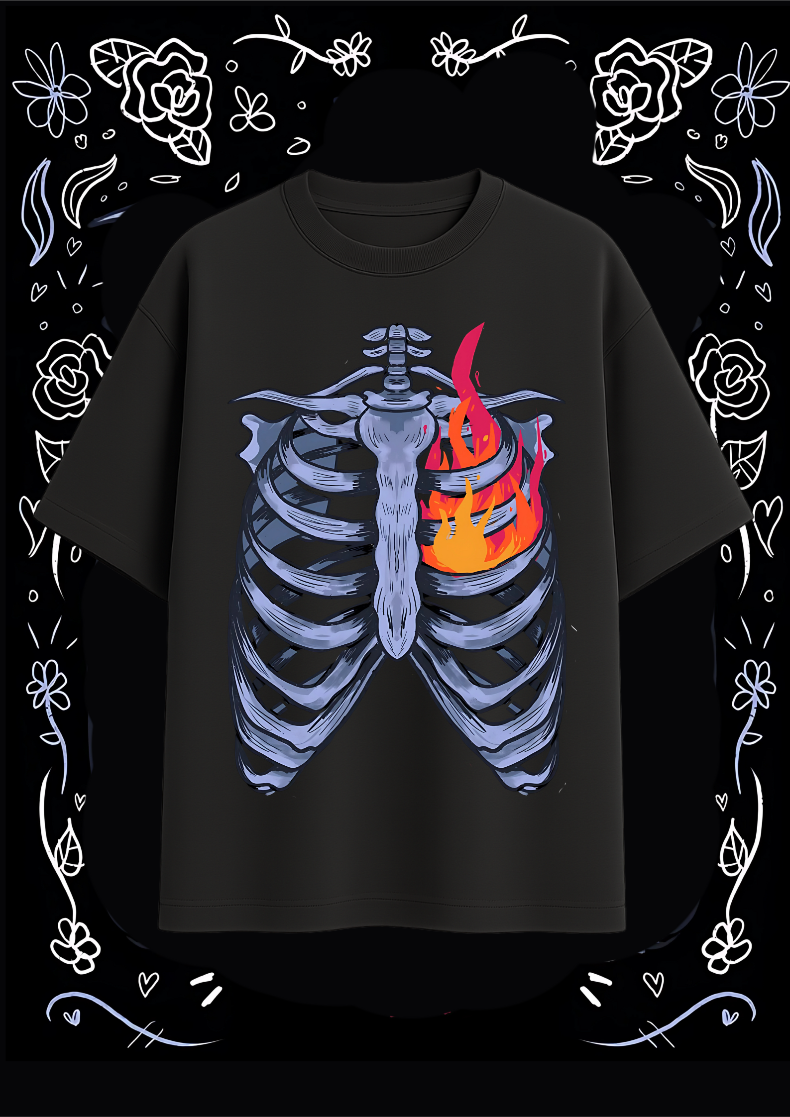 Cage premium unisex oversized tee