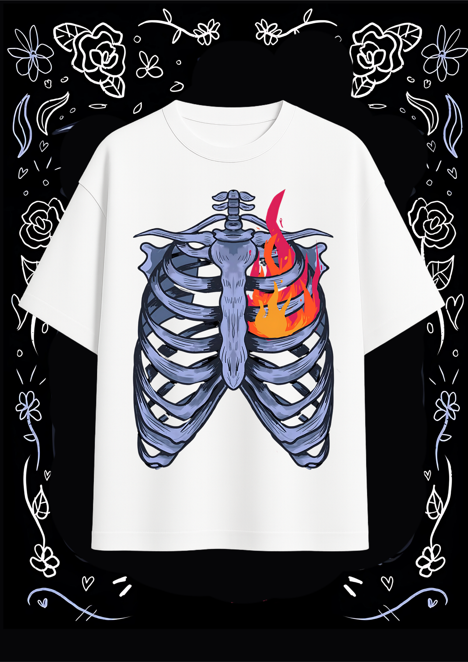 Cage premium unisex oversized tee