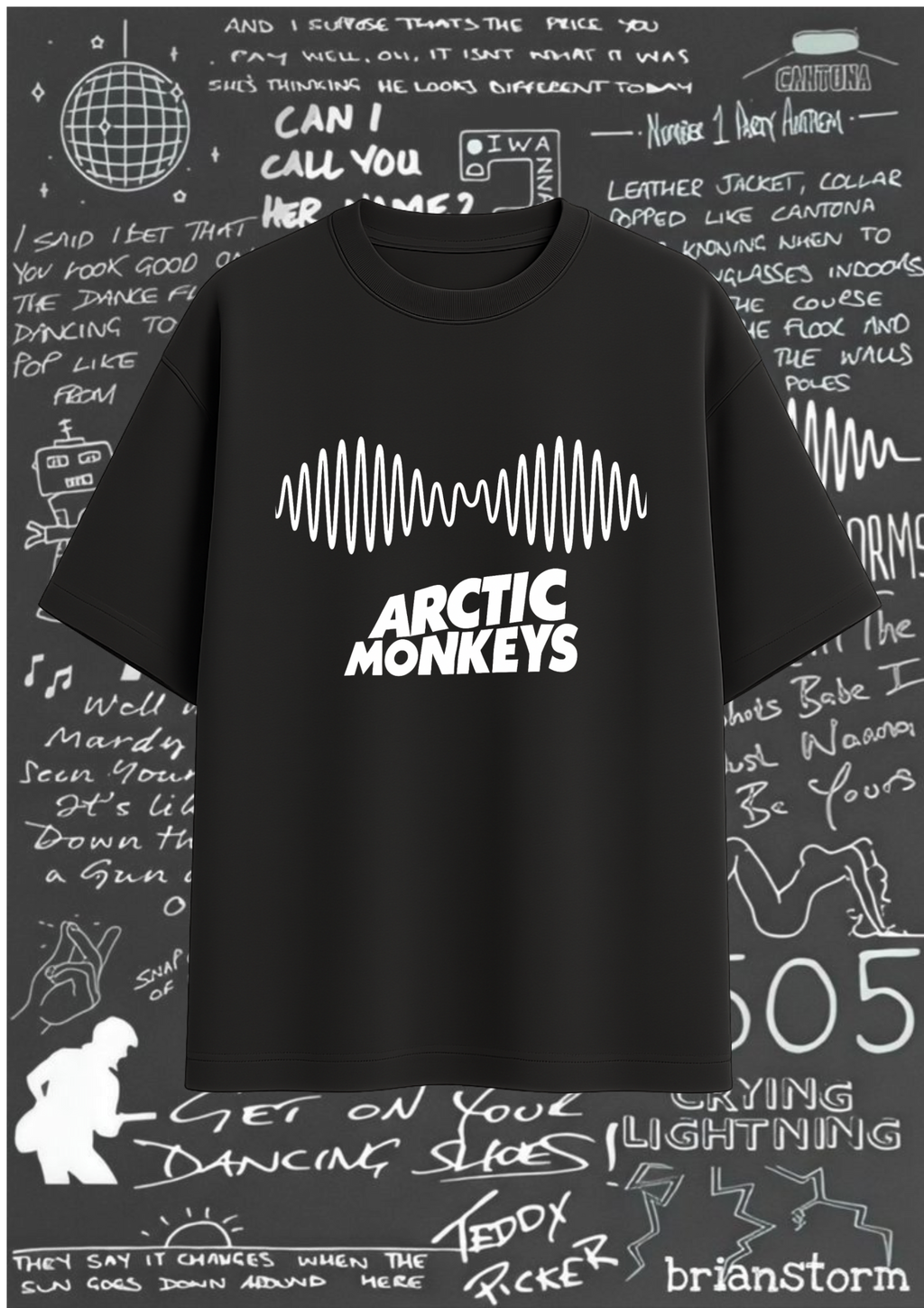 Arctic Monkeys premium unisex oversized tee