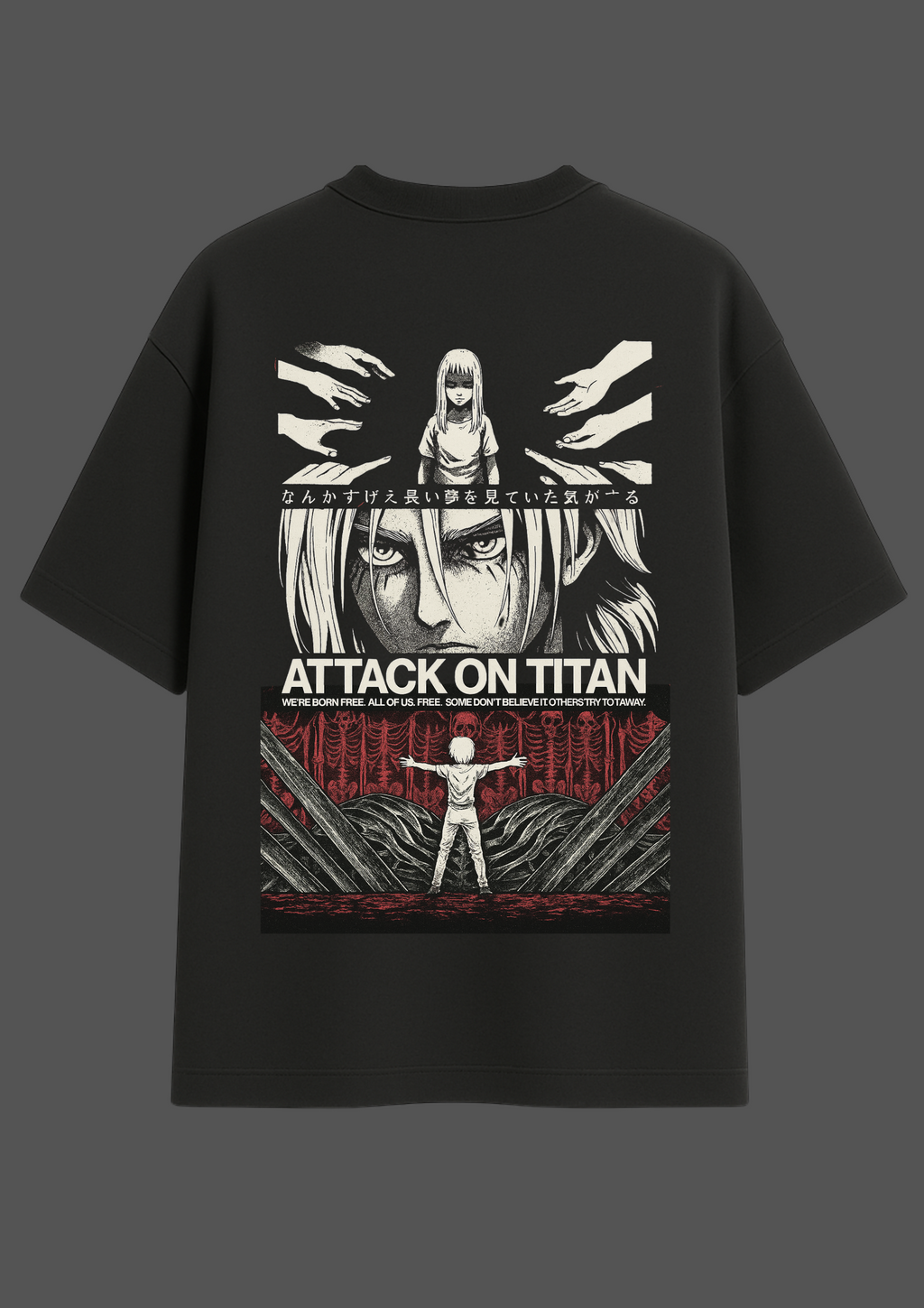 Attack On Titans Oversized Tshirt