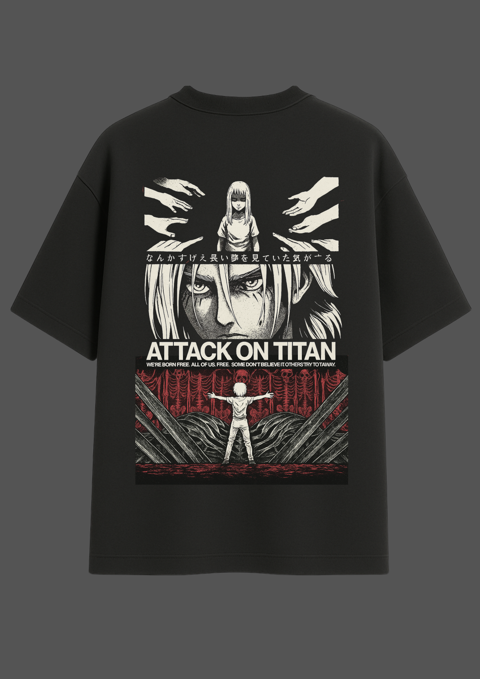 Attack On Titans Oversized Tshirt