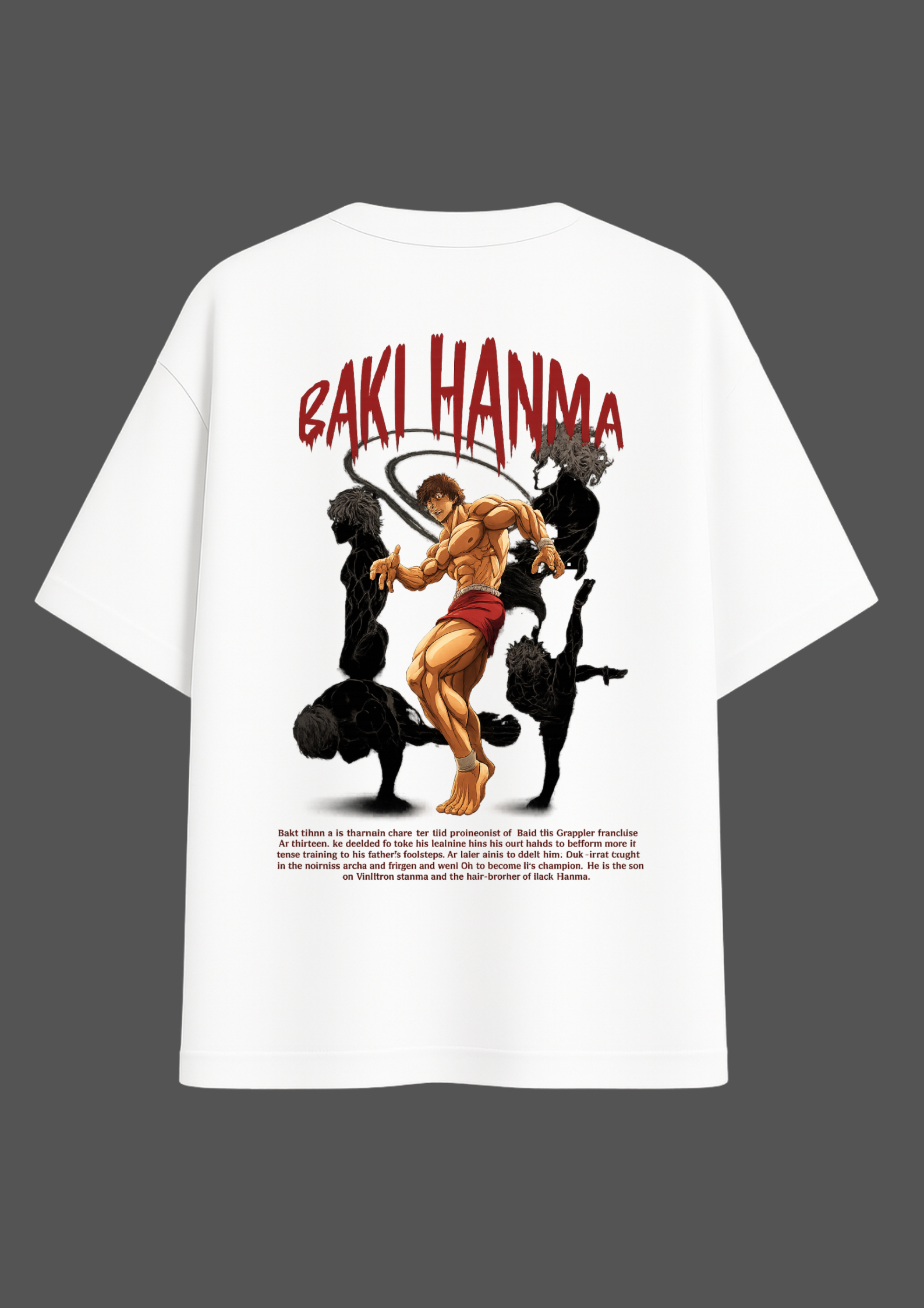 Baki Hanma Oversized Tshirt