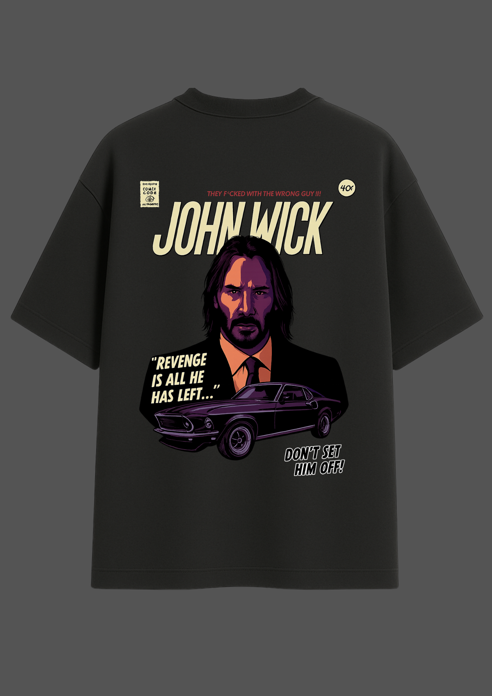 John Wick Oversized Unisex tee