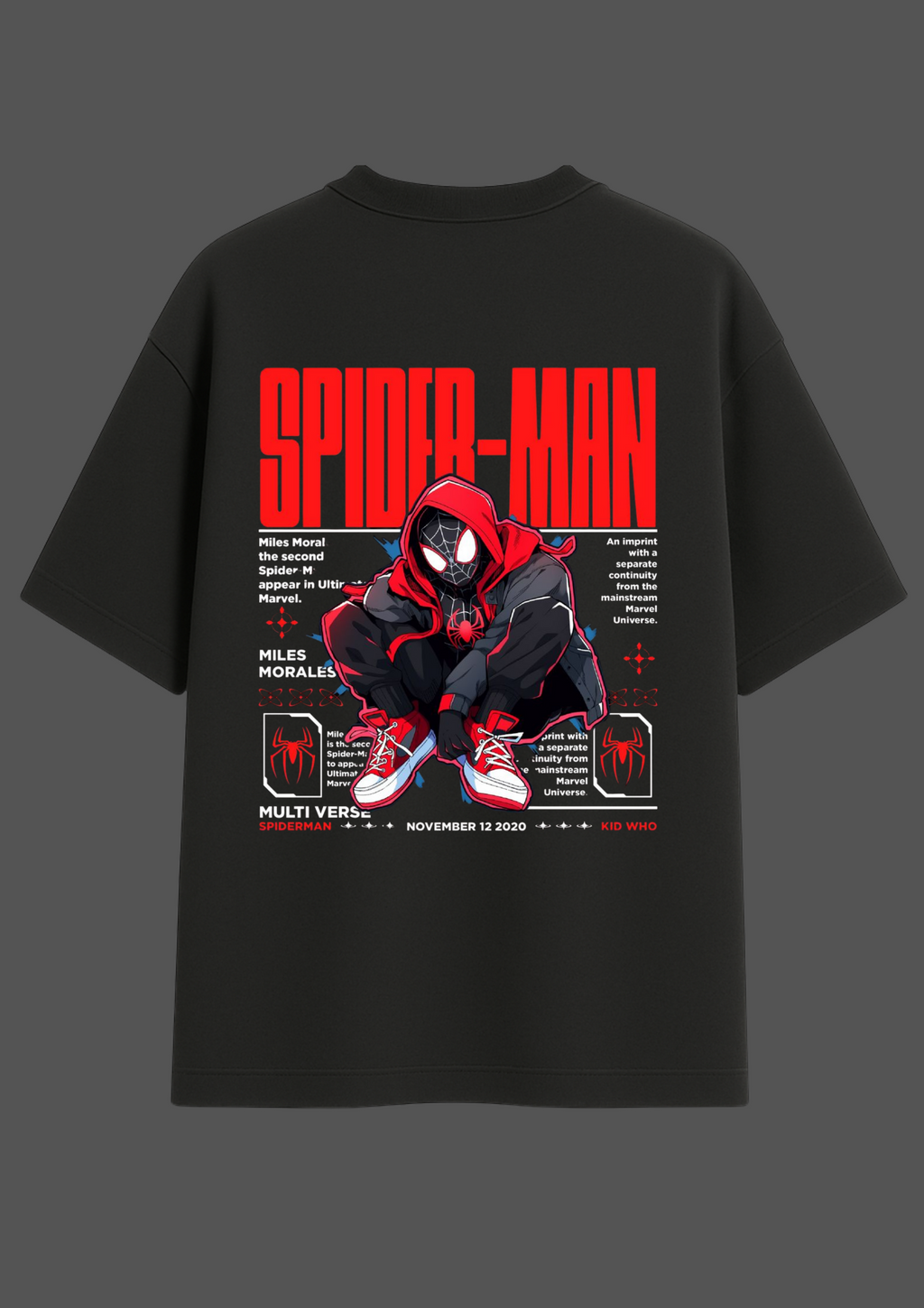 Spiderman Oversized Unisex tee