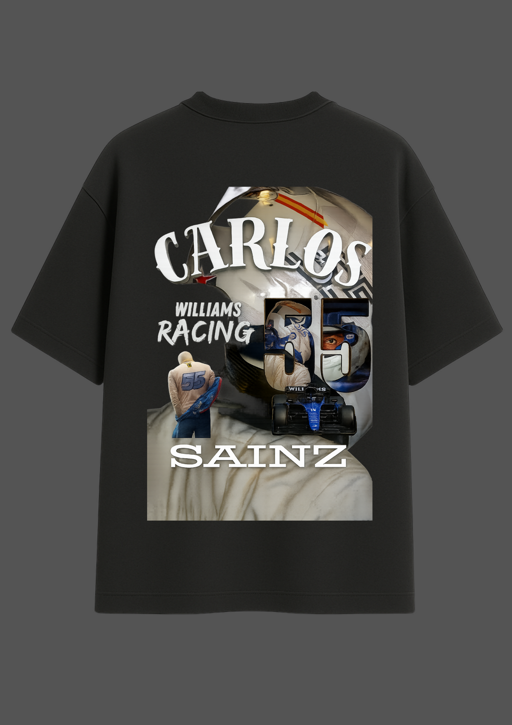 Carlos Sainz Williams Racing Oversized Tshirt