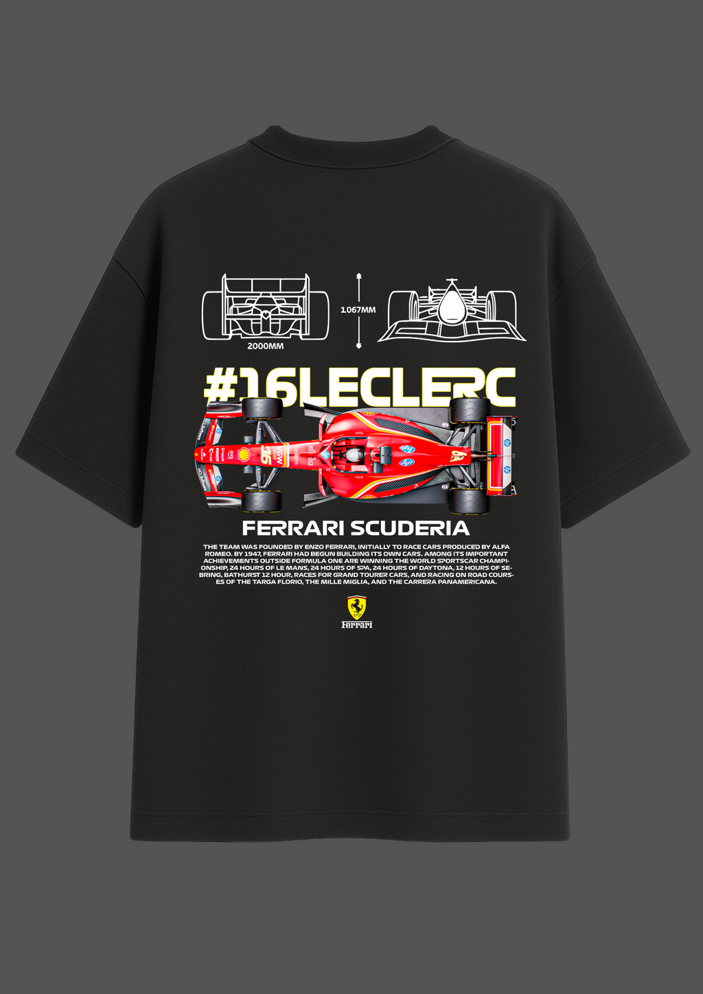 Charles Leclerc Oversized Tshirt