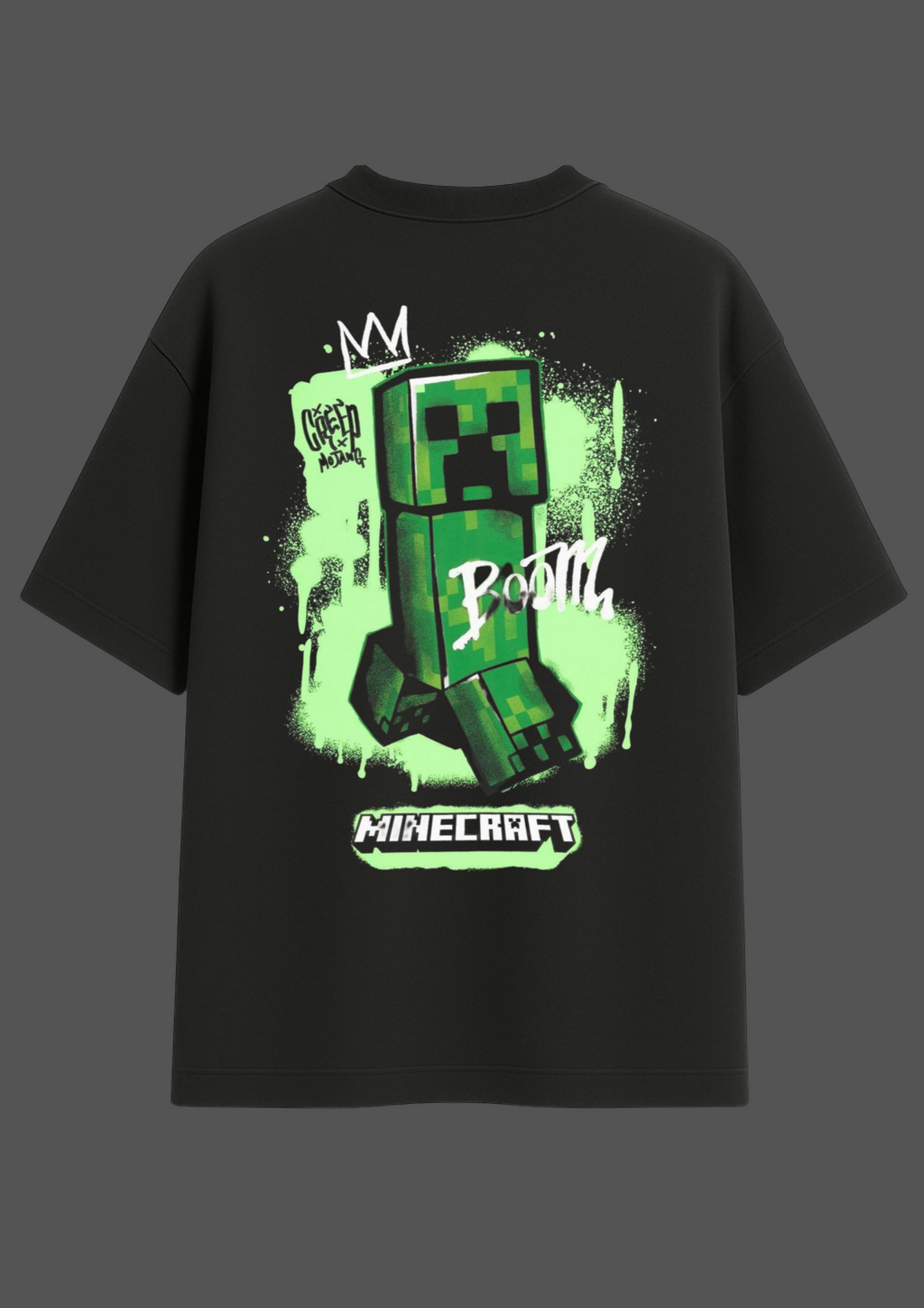 Minecraft Creeper Oversized Unisex tee
