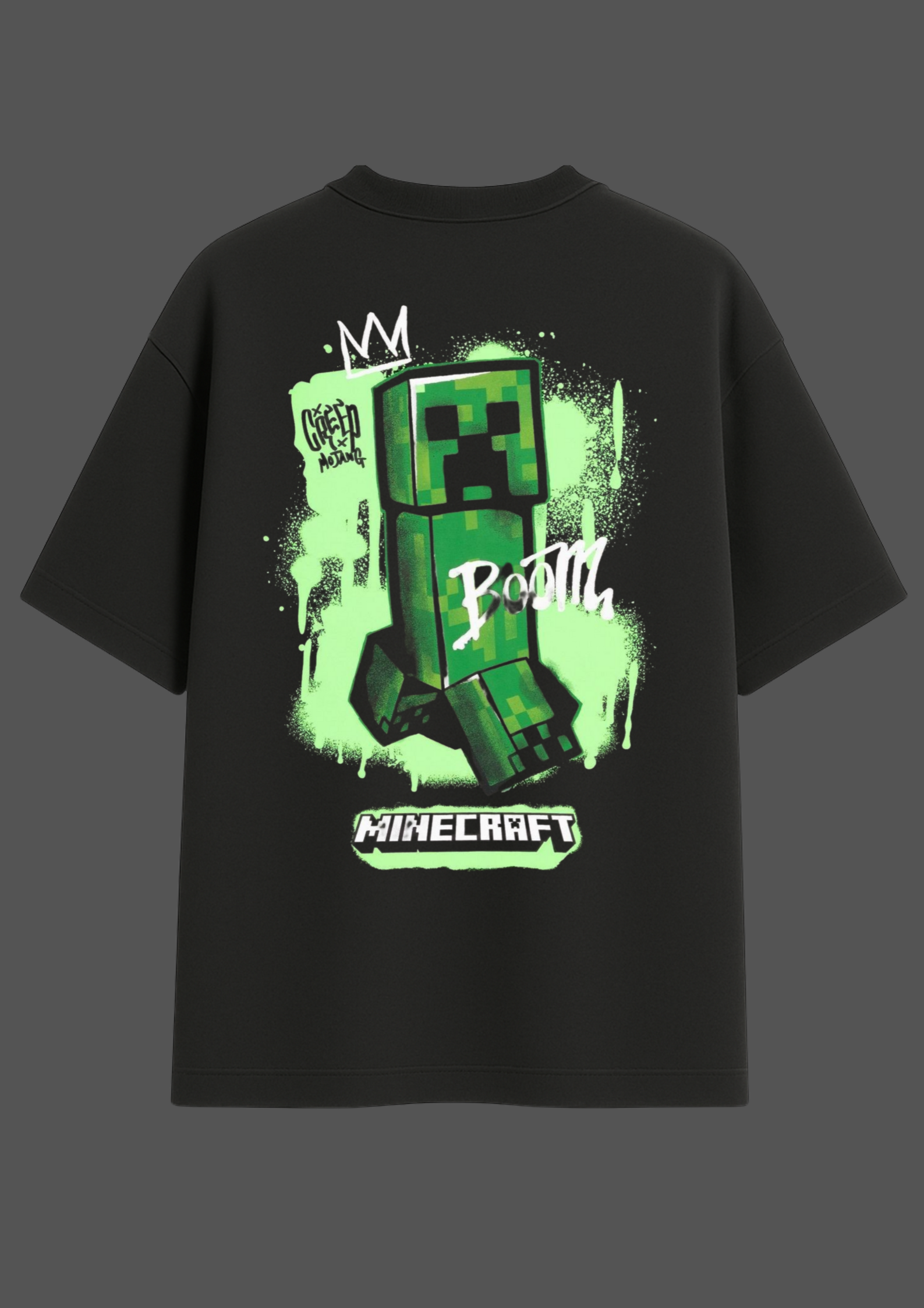 Minecraft Creeper Oversized Unisex tee